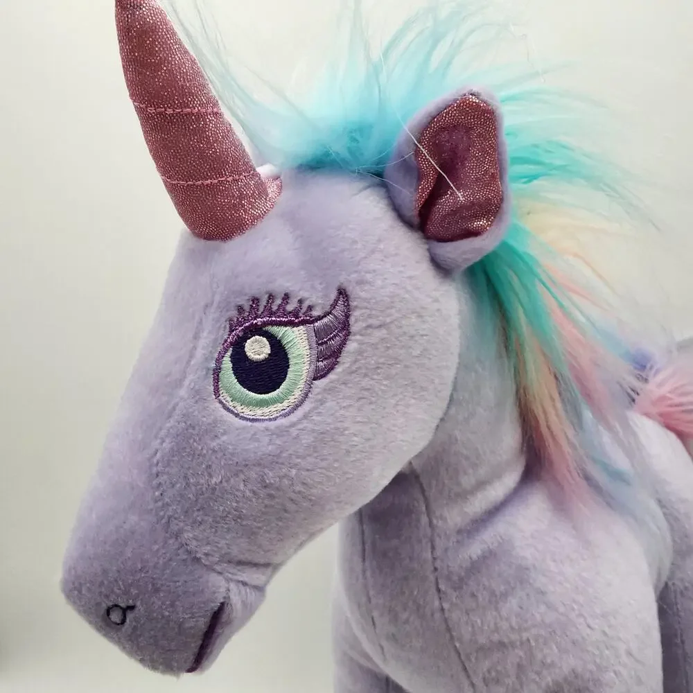 Build a Bear Fairy Friends Purple Unicorn Plush Stuffed Animal 15